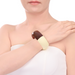 Wood & Lacquer Bangle Bracelet #13974 - HORN JEWELRY