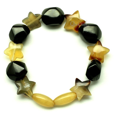 Horn Beaded Bracelet #12936 - HORN JEWELRY
