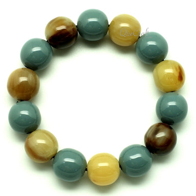 Horn & Lacquer Beaded Bracelet #13006 - HORN JEWELRY