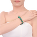 Horn & Lacquer Beaded Bracelet #13973 - HORN JEWELRY