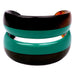 Horn & Lacquer Cuff Bracelet #12738 - HORN JEWELRY