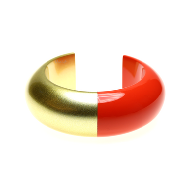 Wood & Lacquer Cuff Bracelet #13605 - HORN JEWELRY