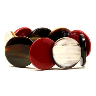 Horn & Lacquer Bracelet #12219 - HORN JEWELRY