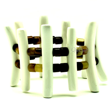 Horn & Lacquer Bracelet #13207 - HORN JEWELRY