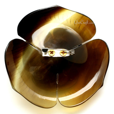 Horn Brooch #11011 - HORN JEWELRY