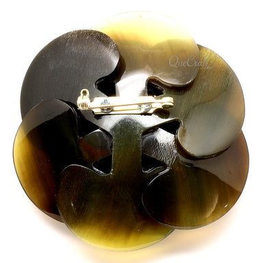 Horn Brooch #12376 - HORN JEWELRY