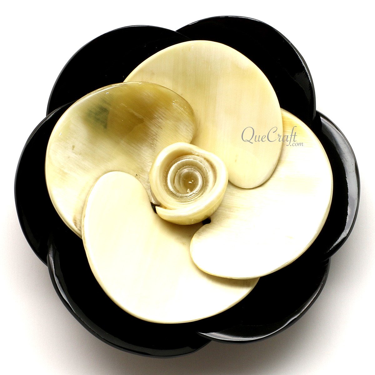 Horn Brooch #12643 - HORN JEWELRY