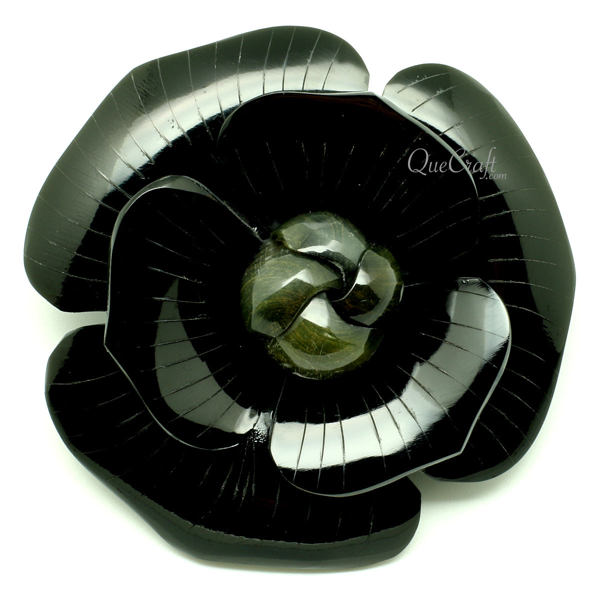 Horn Brooch #12772 - HORN JEWELRY