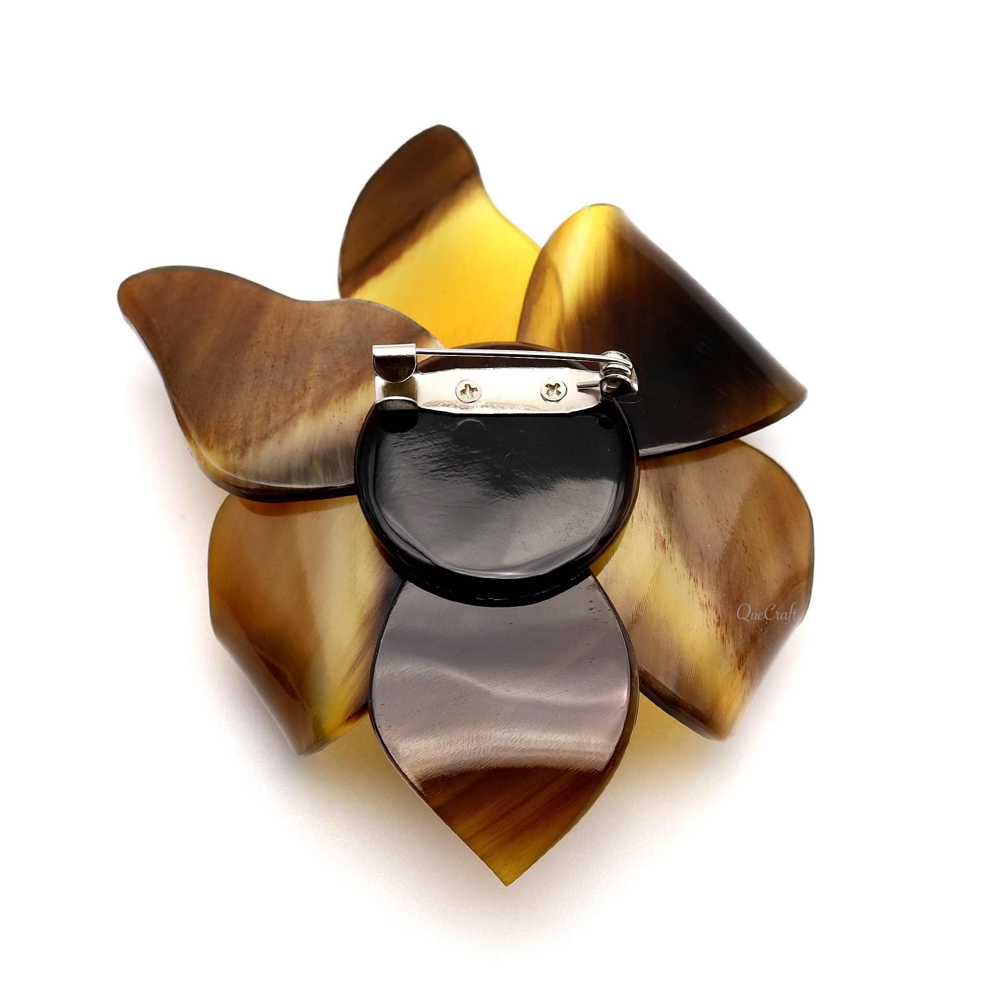 Horn Brooch #13489 - HORN JEWELRY