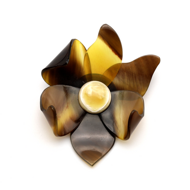 Horn Brooch #13489 - HORN JEWELRY