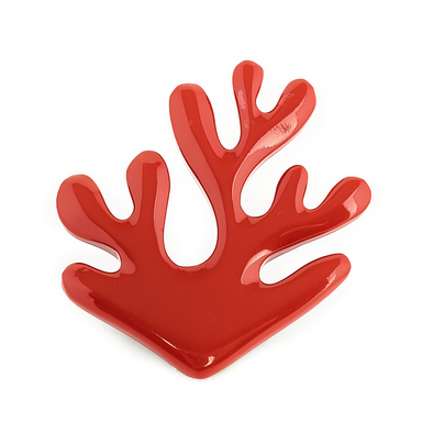 Horn & Lacquer Brooch #14235 - HORN JEWELRY