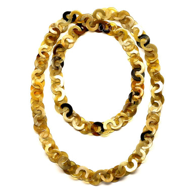 Horn Chain Necklace #5263 - HORN JEWELRY
