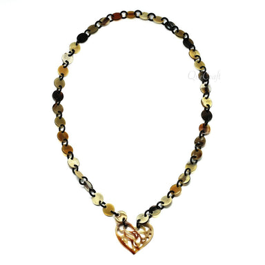Horn Chain Necklace #4255 - HORN JEWELRY