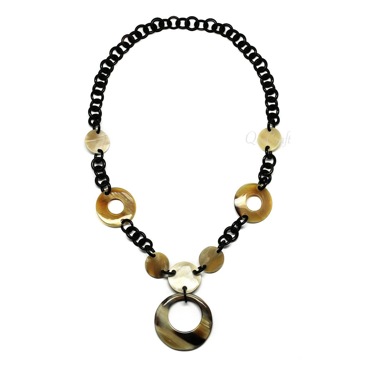 Horn Chain Necklace #4155 - HORN JEWELRY