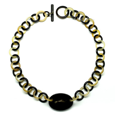 Horn Chain Necklace #11521 - HORN JEWELRY