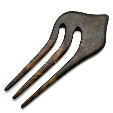 Ebony Hair Pin #10616 - HORN JEWELRY