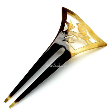 Horn Hair Pin #10772 - HORN JEWELRY