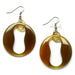 Horn Earrings #11745 - HORN JEWELRY