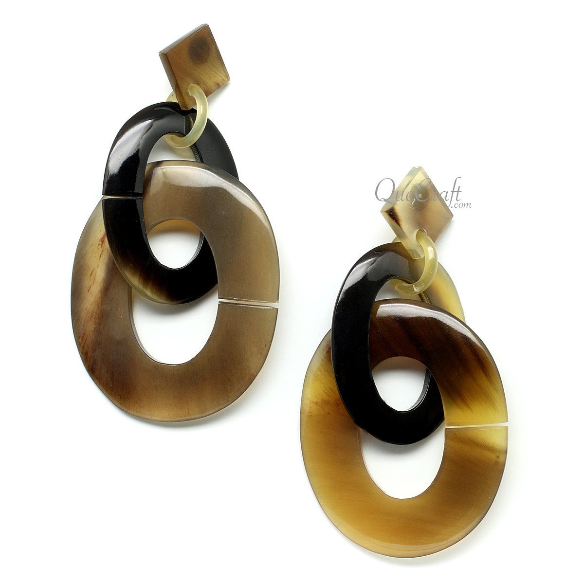 Horn Earrings #11786 - HORN JEWELRY