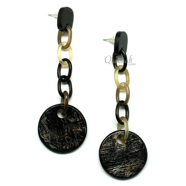 Horn Earrings #11972 - HORN JEWELRY