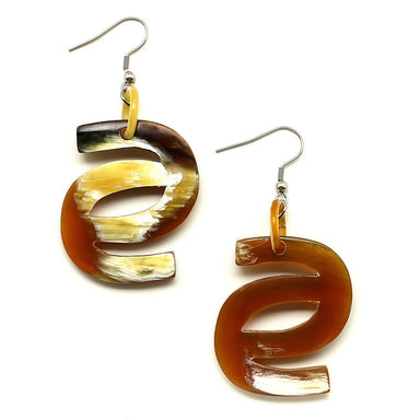 Horn Earrings #12298 - HORN JEWELRY