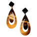 Horn Earrings #12327 - HORN JEWELRY