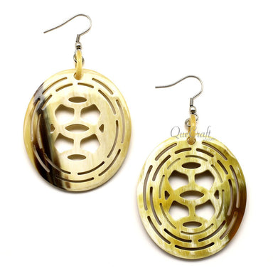 Horn Earrings #12354 - HORN JEWELRY