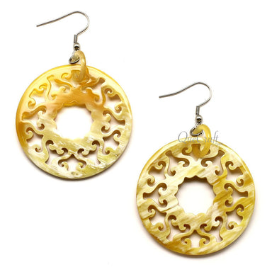 Horn Earrings #12356 - HORN JEWELRY