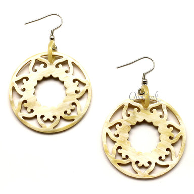 Horn Earrings #12357 - HORN JEWELRY