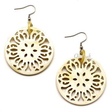 Horn Earrings #12359 - HORN JEWELRY