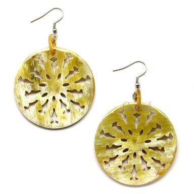 Horn Earrings #12399 - HORN JEWELRY