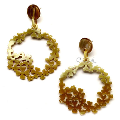 Horn Earrings #12542 - HORN JEWELRY