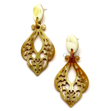 Horn Earrings #12545 - HORN JEWELRY