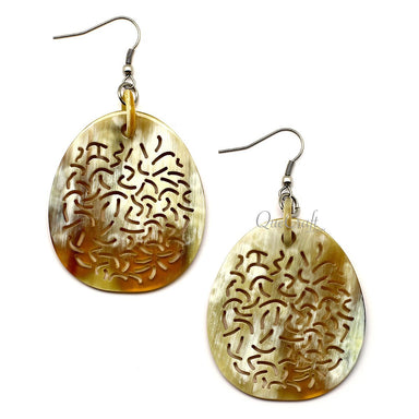 Horn Earrings #12549 - HORN JEWELRY