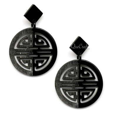 Horn Earrings #12563 - HORN JEWELRY