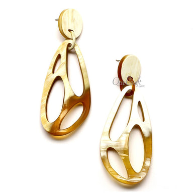 Horn Earrings #12565 - HORN JEWELRY