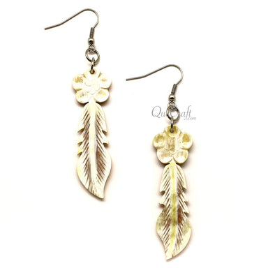 Horn Earrings #12641 - HORN JEWELRY