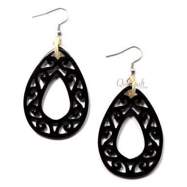 Horn Earrings #12695 - HORN JEWELRY