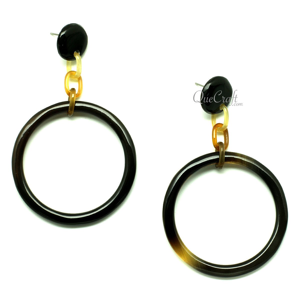 Horn Earrings #12871 - HORN JEWELRY