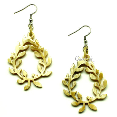 Horn Earrings #12960 - HORN JEWELRY