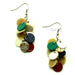 Horn & Lacquer Earrings #13031 - HORN JEWELRY