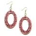 Horn & Lacquer Earrings #13254 - HORN JEWELRY