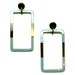 Horn & Lacquer Earrings #13406 - HORN JEWELRY