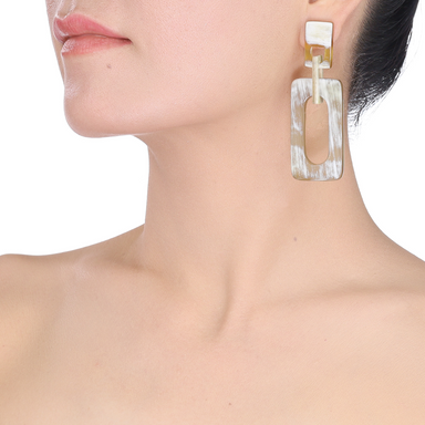 Horn Earrings #13477 - HORN JEWELRY