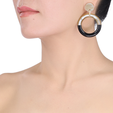 Horn Earrings #13479 - HORN JEWELRY