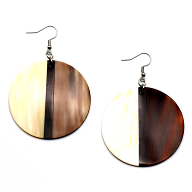 Horn Earrings #13508 - HORN JEWELRY