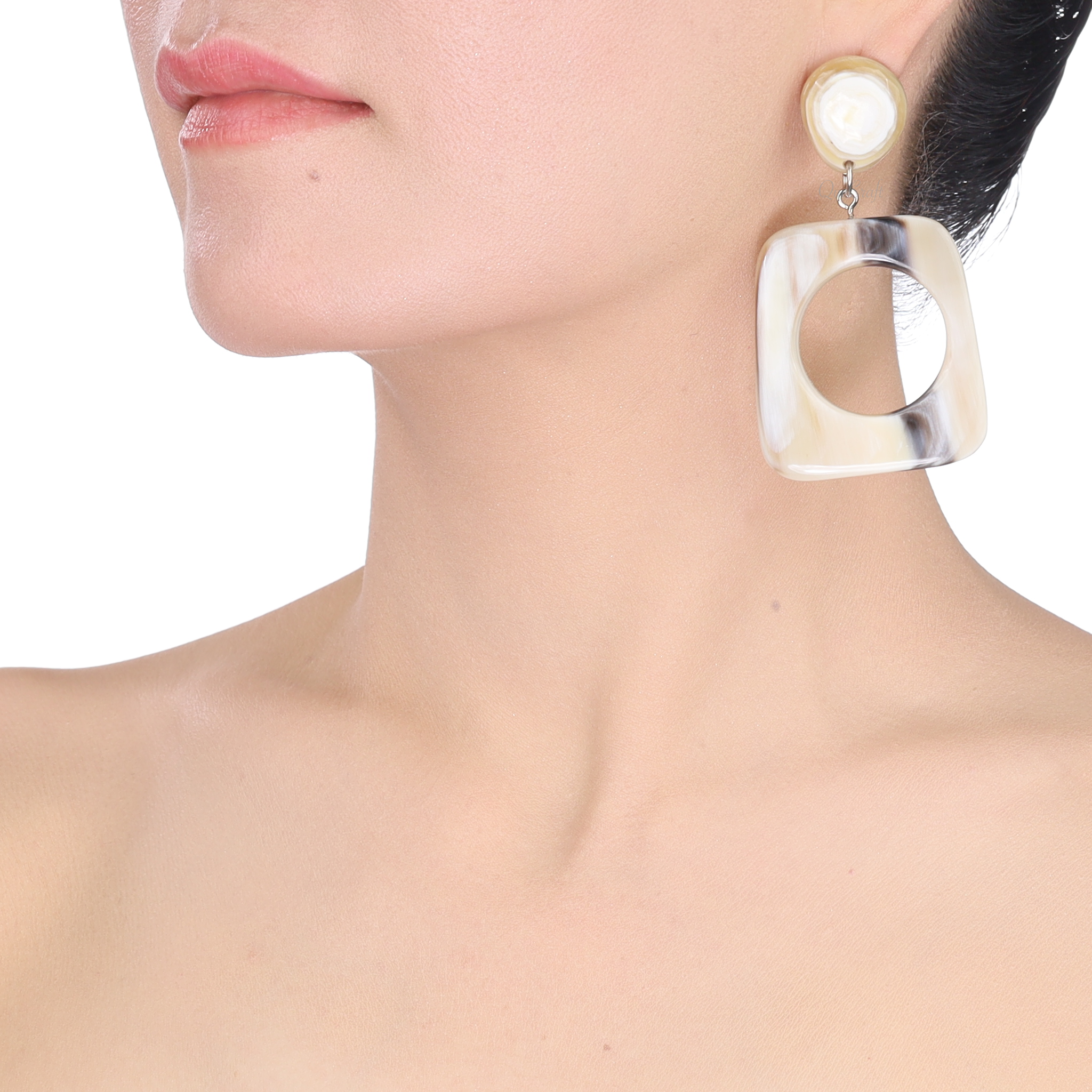 Horn Earrings #13726 - HORN JEWELRY