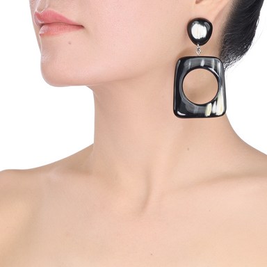 Horn Earrings #13727 - HORN JEWELRY
