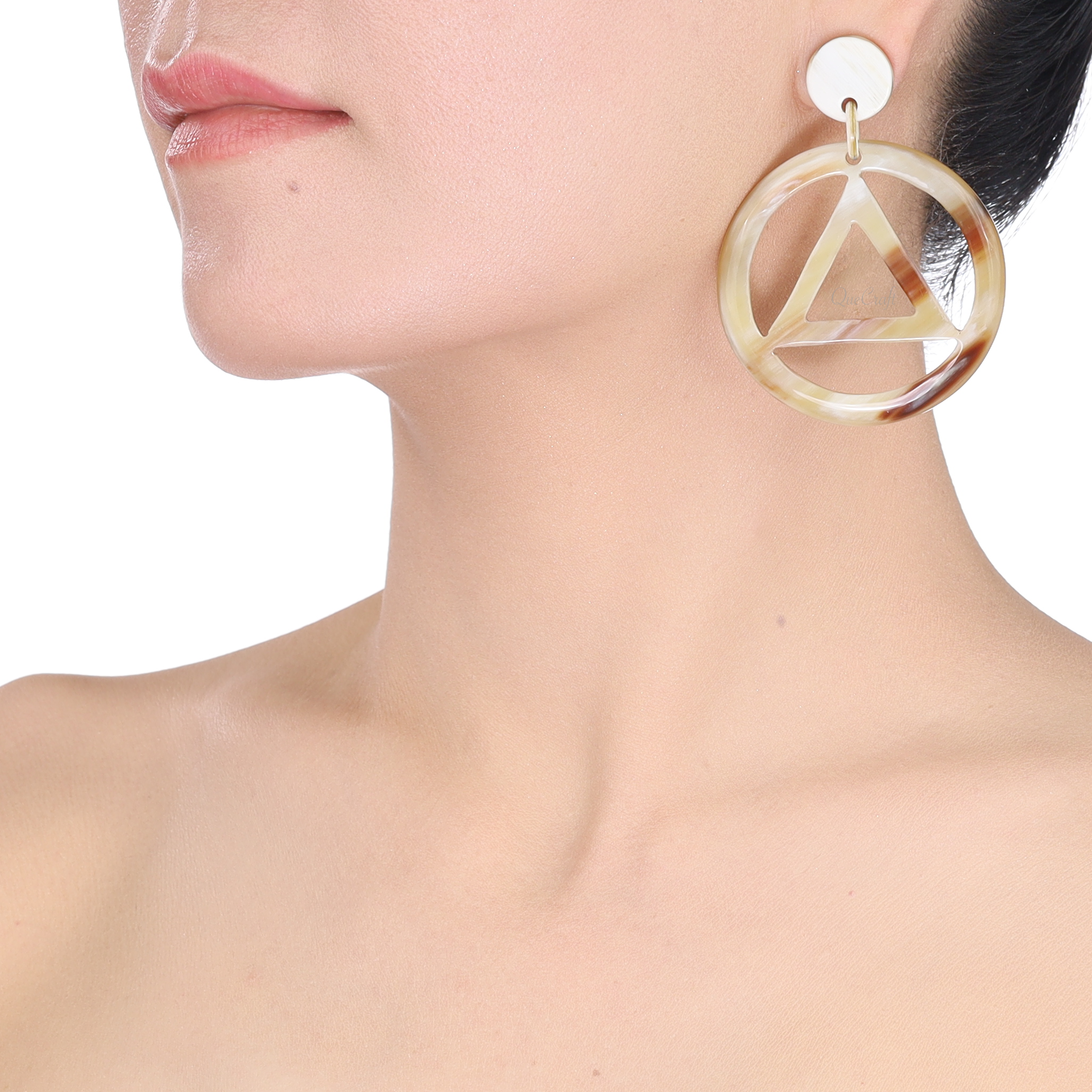 Horn Earrings #13728 - HORN JEWELRY