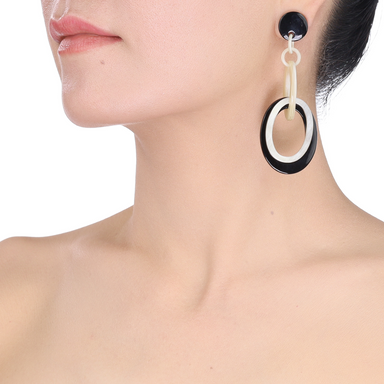 Horn Earrings #13730 - HORN JEWELRY